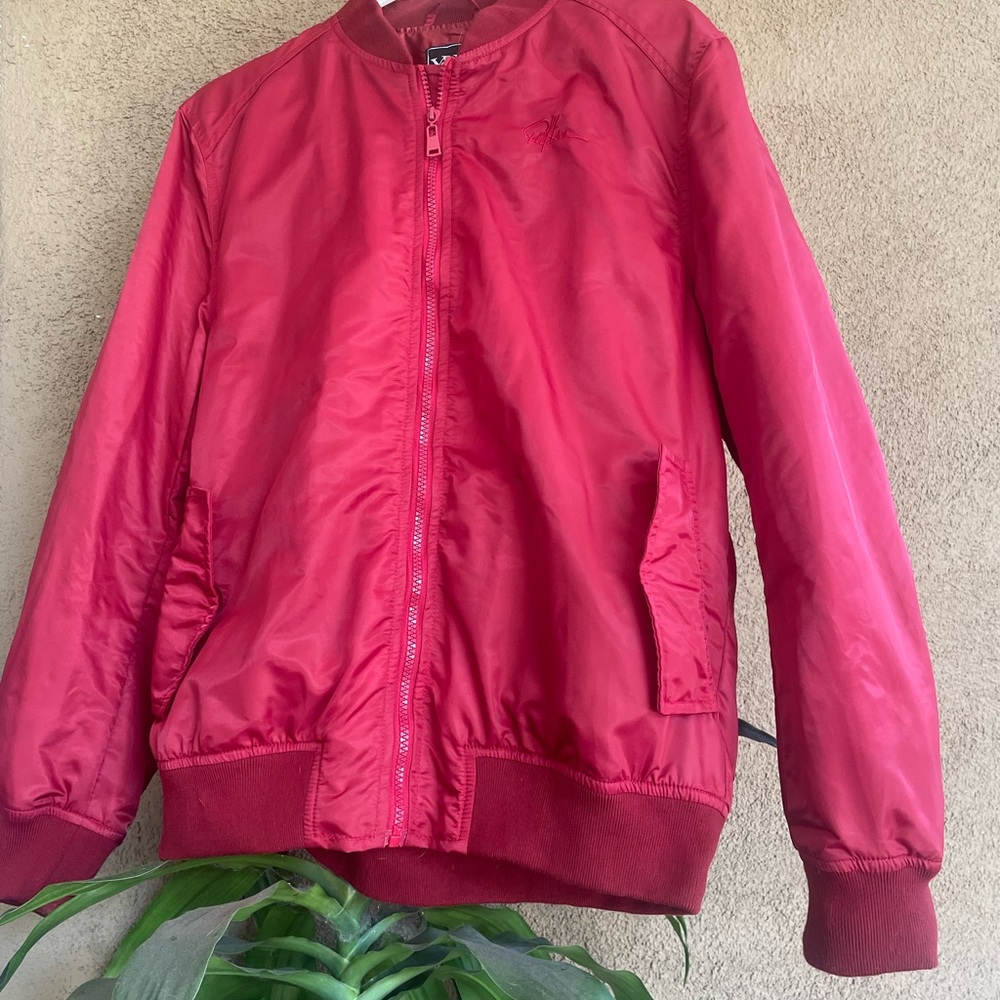 Y&R Red Bomber Jacket women and men good condition size S